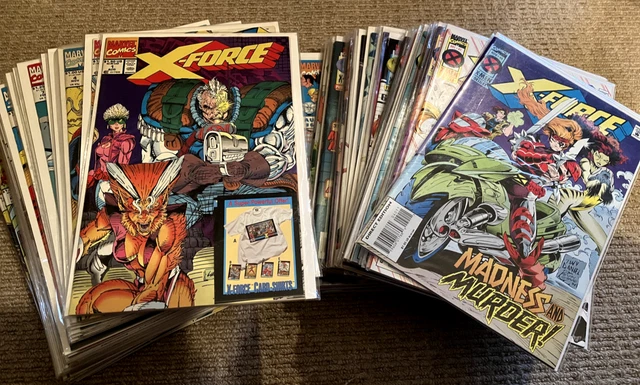 1991 X-Force Marvel Comic Book Lot #1-75 ( 71 Books) High Grade LOOK