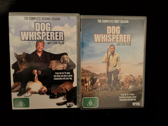 Dog Whisperer with Cesar Millan: Seasons 1 & 2 DVDs Rare Region 4 Free Post AUS