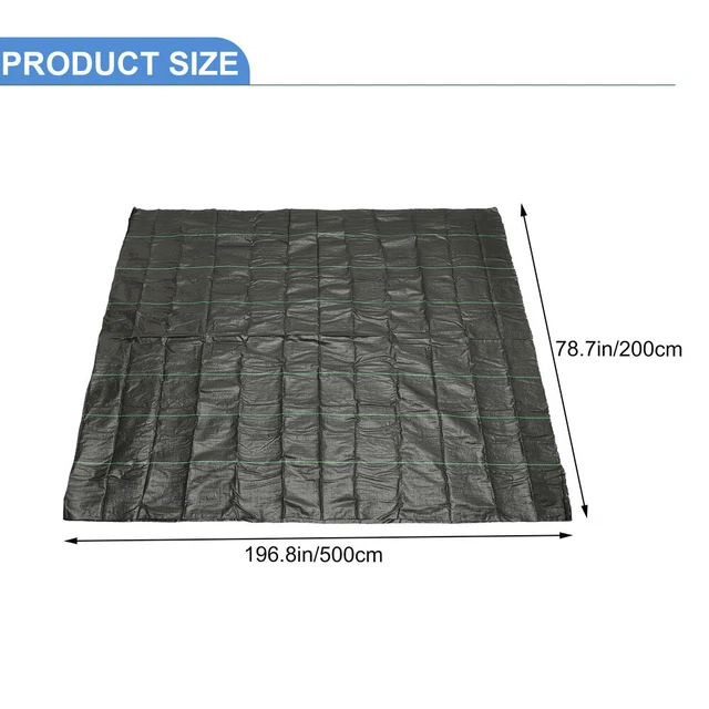 Garden Weed Membrane Cloth Weed Control Cloth Landscape Ground Cover 6