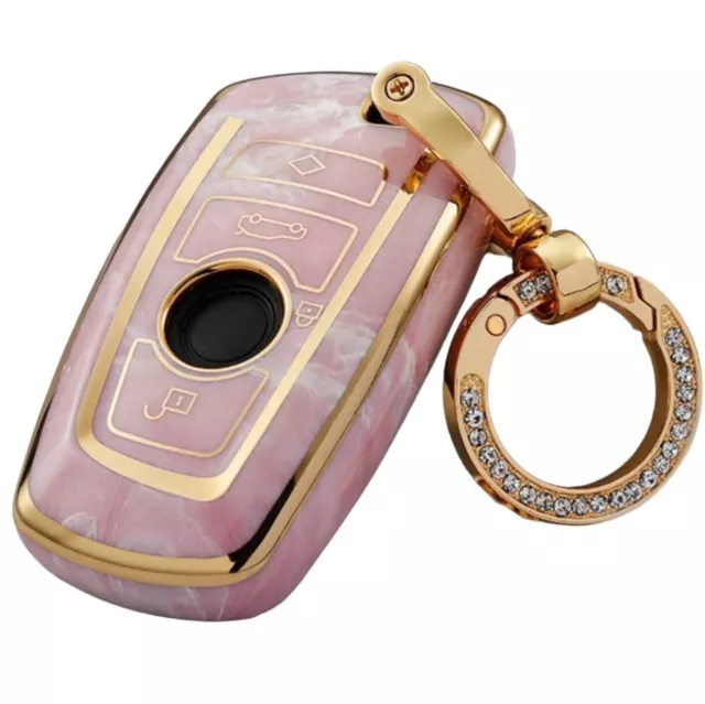 Car Key Cover Fob Case Keyring For BMW 520 525 F30 F10 F18 1 3 5 7 Series X3 X