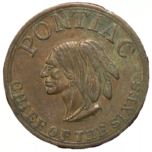 Pontiac Chief General Motors Sixes Token #18142z