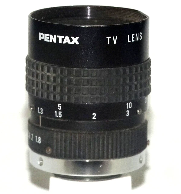 Rare Pentax TV Lens  50mm F1.8 Cine C mount Lens