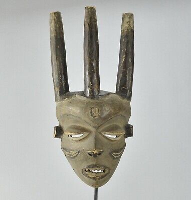 Beautiful PENDE Phumbu Mbuya Mask Congo DRC African Tribal Art 1715