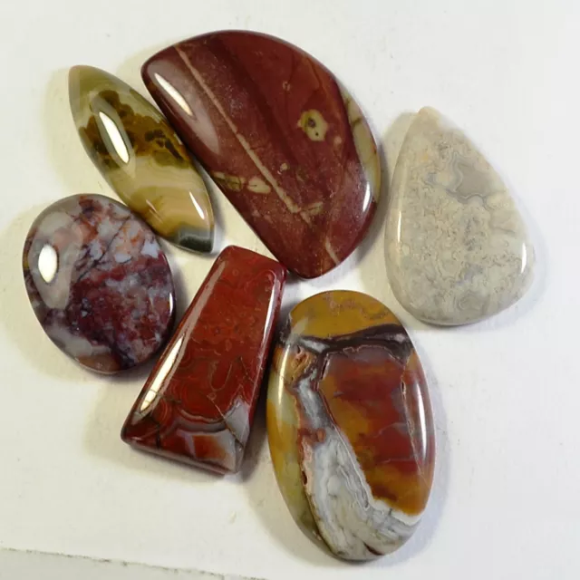 116.20Ct Naturel Agate Jasper Quartz Assortiment Lot Cabochon Pierre Précieuse