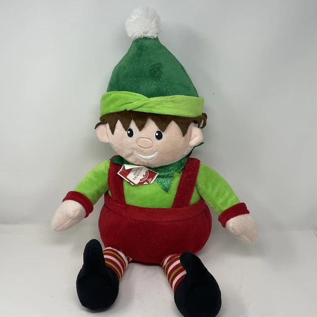 DAN DEE SITTING Santa Elf Stuffed Animal 23” Christmas Plush Pal ...