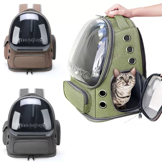 Portable Cat Backpack Large Space Cats Travel Case Cat Carrying Bag  Hiking