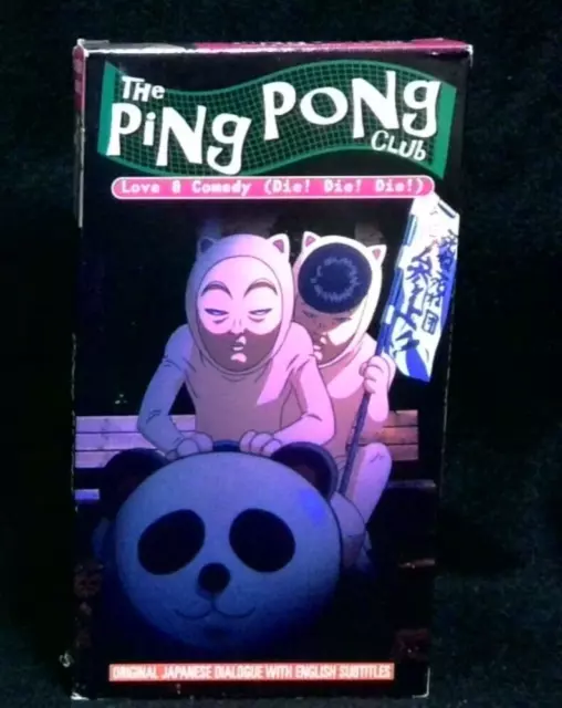 (2) Ping Pong Club VHS Make Way for & Love and Comedy Anime English  Subtitles