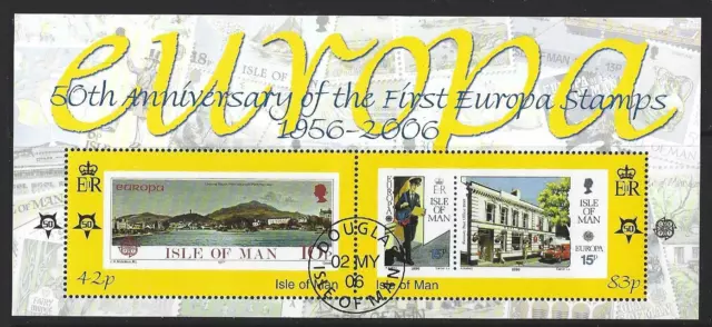 Île de Man 2006, 50TH Anniversaire De 1st Europa Timbres Très Bien Utilisé