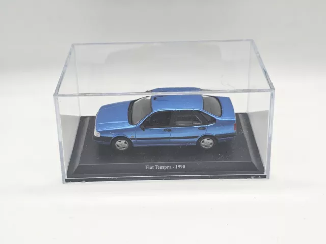 Fiat Tempra 1990 Blu 1:43 Fiat Story Hachette In Teca