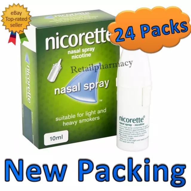 Nicorette Nasal Spray 10ml - 24 Paquet Gros Acheter Offre Expire 04/2025