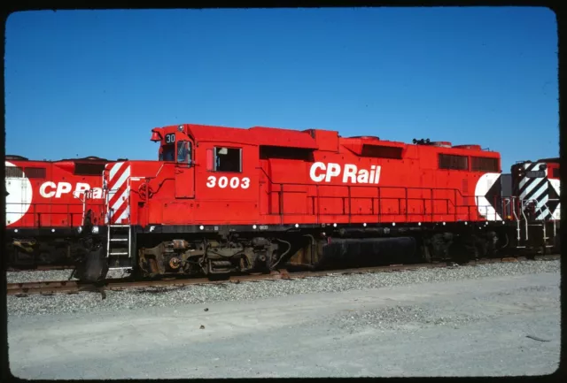 ORIGINAL RAILROAD SLIDE - CP Canadian Pacific 3003 Port Coquitlam BC 8 ...