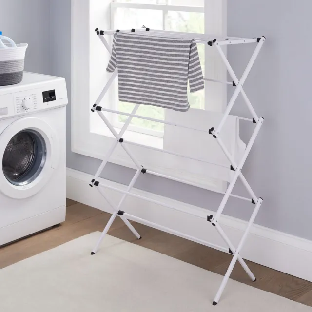 Heavy Duty Airer Clothes Drying Rack Clothes Horse Indoor Outdoor Laundry Rack 2