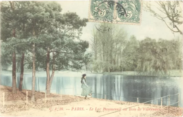 CPA 75 - C.J. 38 - PARIS - Le Lac Daumesnil au Bois de Vincennes