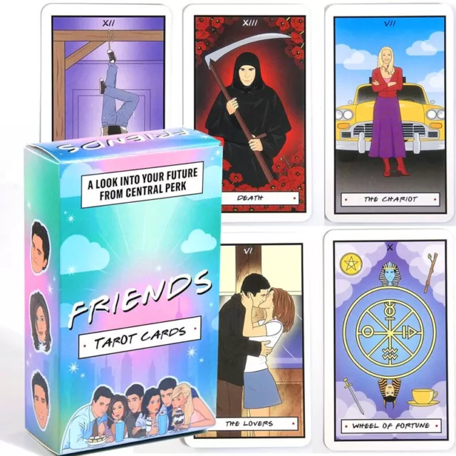 Friends TV Show Tarot Cards Deck 78 English Oracle Game New Unique Gift Idea