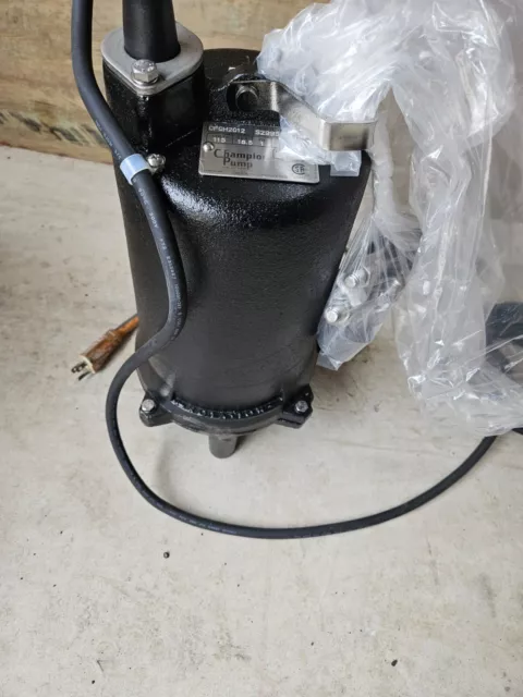 champion 2 hp grinder pump