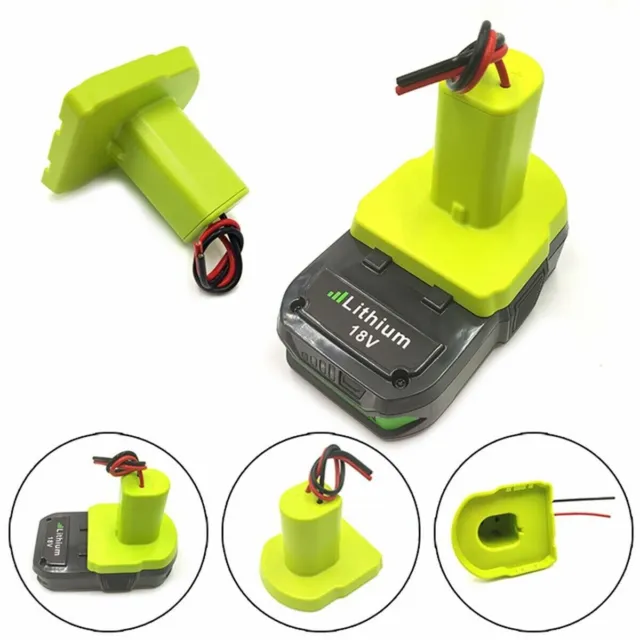 Ryobi One + 18V Li-Ion Battery Output Adapter DIY Converter For 3D Printed Parts