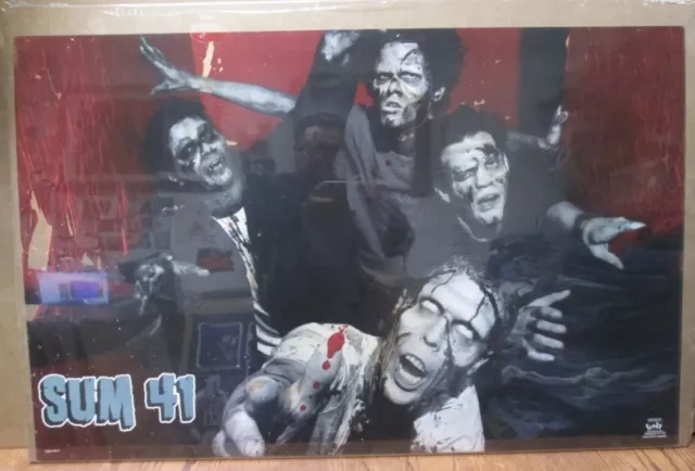 Sum 41 Zombies Poster Vintage 2003 Poster Brand New Sealed Funky Poster 6593