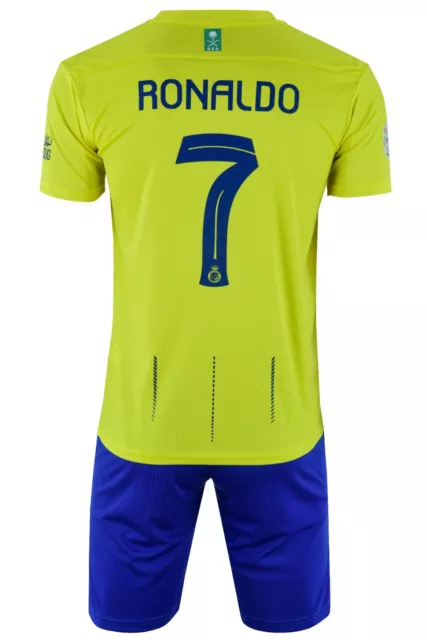 Ronaldo CR7 Jersey kids & adults uniform AL Nassr Saudia Arabia player version