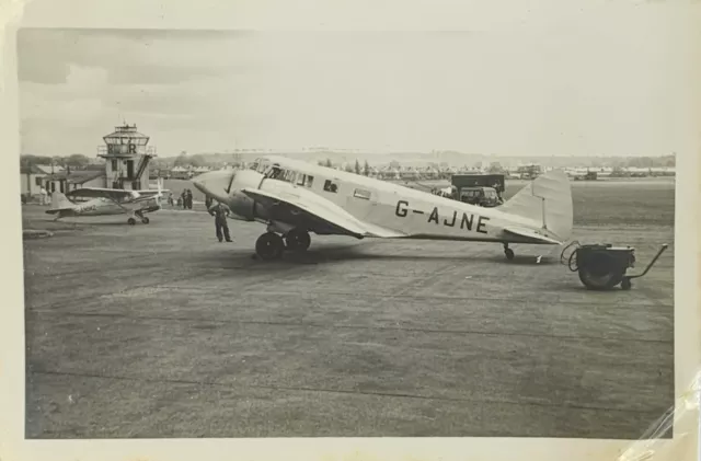 Vintage Aviation Photo, Airspeed AS-65 Consul, G-AJNE, Wolverhampton 1956 (S3)