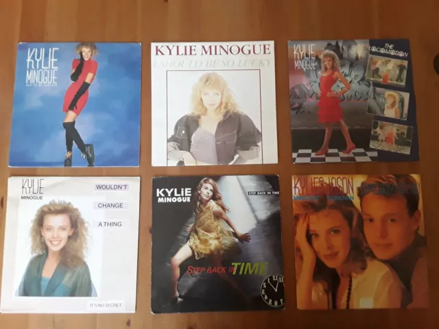 Kylie Minogue   Lot De 6 Disques 45T
