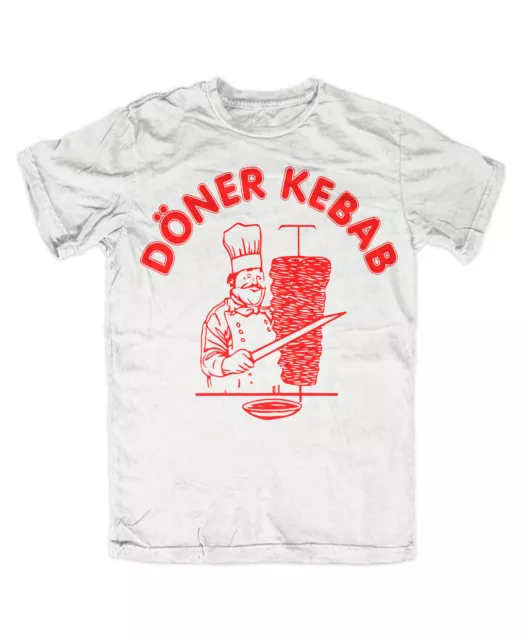 Döner Kebab premium T-Shirt Pizza Imbiss Dönermann  Kult Fun Funshirt