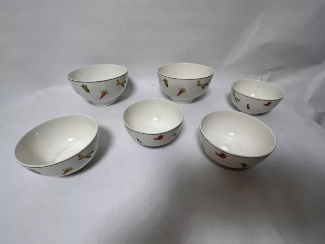 Set 6 Bowls Hankook Saint James Super Strong Fine China Bowl Set Vegetable VTG