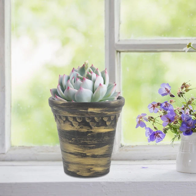 WZTHLF Cesto Portavasi In Paglia Intrecciata A Mano Per Piante Da Interno – Medio 30x26 Cm, Naturale