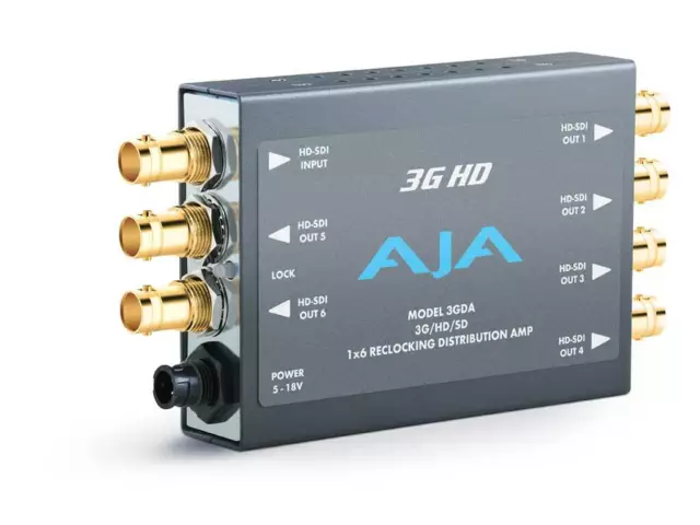 AJA 3GDA Reclocking Distribution Amplifier