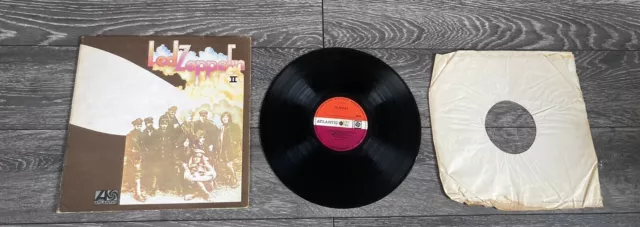 Led Zeppelin II 1st Press Record Album 588198 Plum/Red Livin Lovin Wreck VIDEO🎶