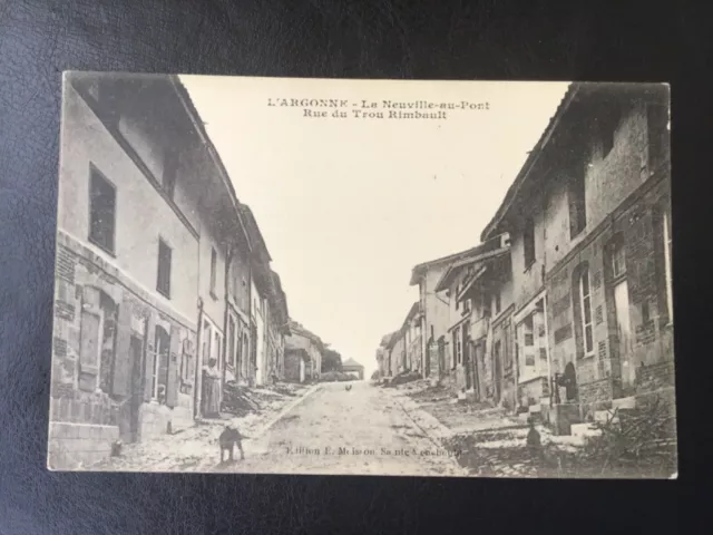 La Neuville au Pont rue du Trou Rimbault.