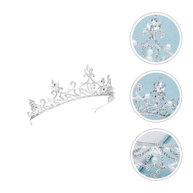 Accessoire Cheveux événement Diadème Victorian Strass Autrichiens - Couronne Avec Peignes - Mariage/Bal/Concours Beauté Diadème Victorien Strass