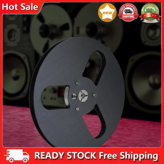 Mulinello nastro vuoto 7 pollici per Studer ReVox/TEAC/BASF (3 fori nero)