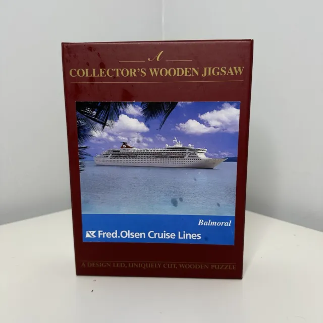 Wentworth Fred Olsen Cruise Lines Ship Balmoral 140 Piece Wooden Jigsaw Puzzle