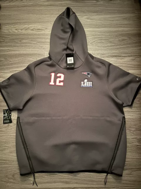 Tampa Bay Buccaneers Tom Brady Super Bowl LV 55 Nike Media Diamond Hoodie  Small