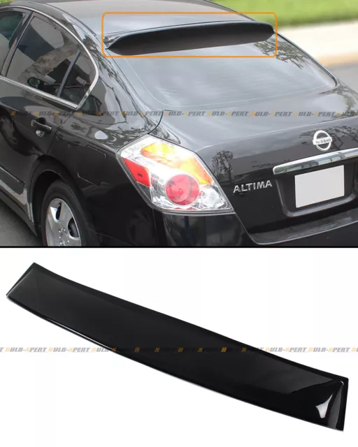 For 2007-12 Nissan Altima 4Dr Sedan S Se Jdm Rear Window Roof Visor Spoiler Wing