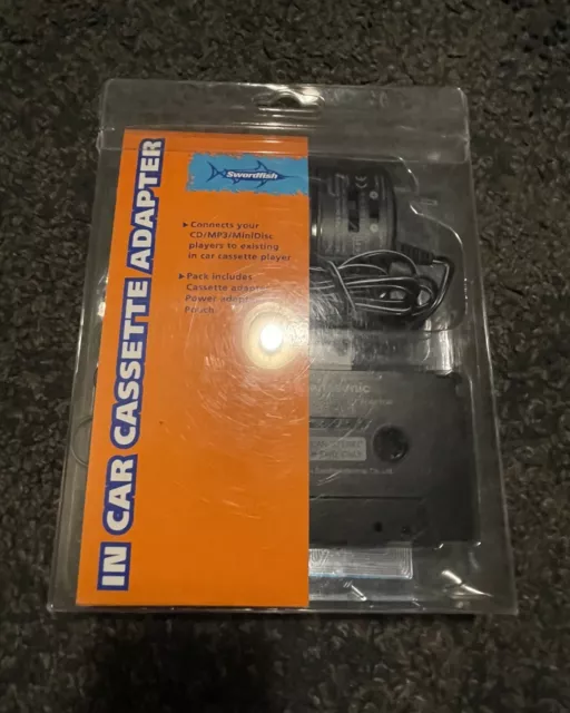 Panasonic / Swordfish In Car Cassette Adapter power tape
