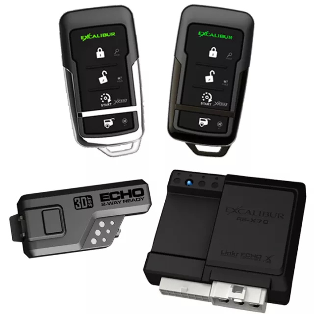 Excalibur Alarms Rs-375-3Db Deluxe 1-Way Remote Start & Keyless Entry System New
