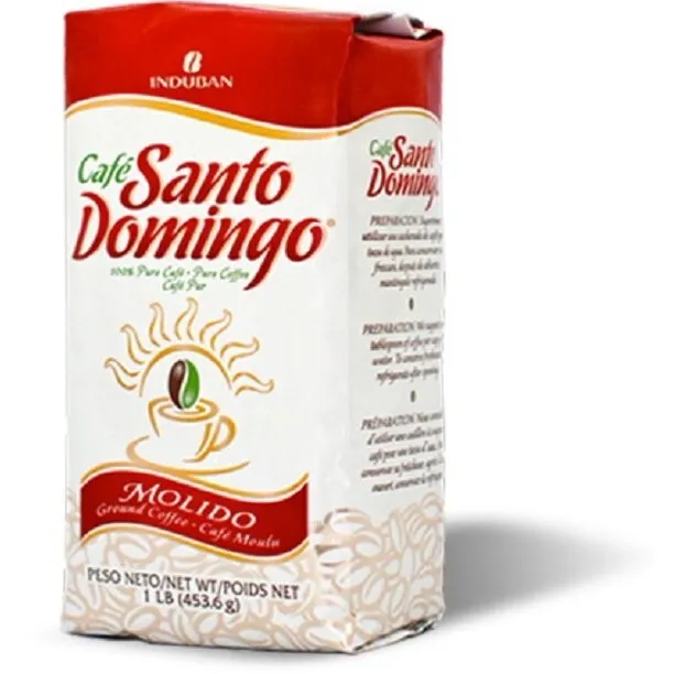 Ground Coffee Cafe Molido Santo Domingo Coffee 1 Lb. Bags 1-pack