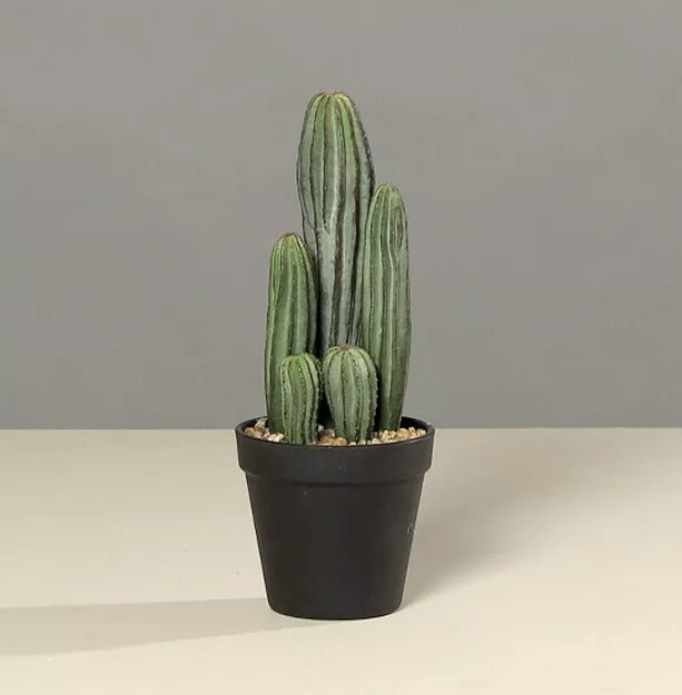Künstlicher Kaktus Deko Säulenkaktus im Topf Zimmerpflanze Grünpflanze 47cm
