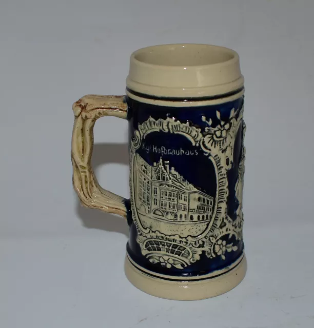 Bierkrug Andenkenkeramik „Gruß aus München“ Höhe 13,5 cm für ca. 300 ml 3