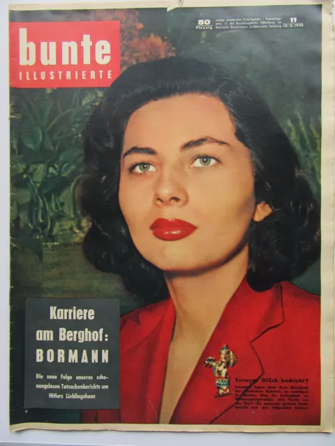 BUNTE ILLUSTRIERTE 11/1958, Rudolf Carrecciola, Brigitte Bardot ...
