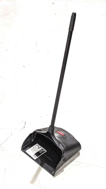 Rubbermaid FG253100BLA Lobby Pro Dustpan w/ Long Handle