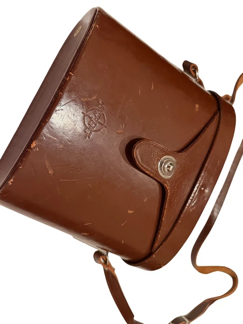 Sac Bandoulière En Cuir Fait Main – Vintage – Pour Appareil Photo – Marron