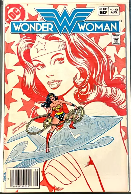 WONDER WOMAN #306 (VF) 1st Issue with New Logo! 1983 DC Newsstand Edition