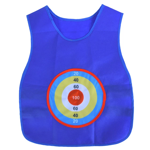 UKCOCO Sticky Ball Vest Set For Boys And Girls 2pcs Vest 4pcs Eva Balls Develop Motor Skills Blue/red