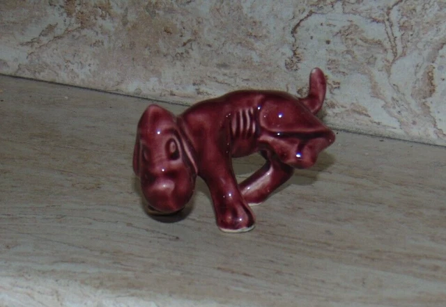 Vintage 50's Bloodhound Hound Dog Pet Ornament Statue Figurine Porcelain 4.25"