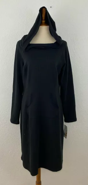 Stonewear Womens Baha Long Sleeve Hooded Dress Black Size Large