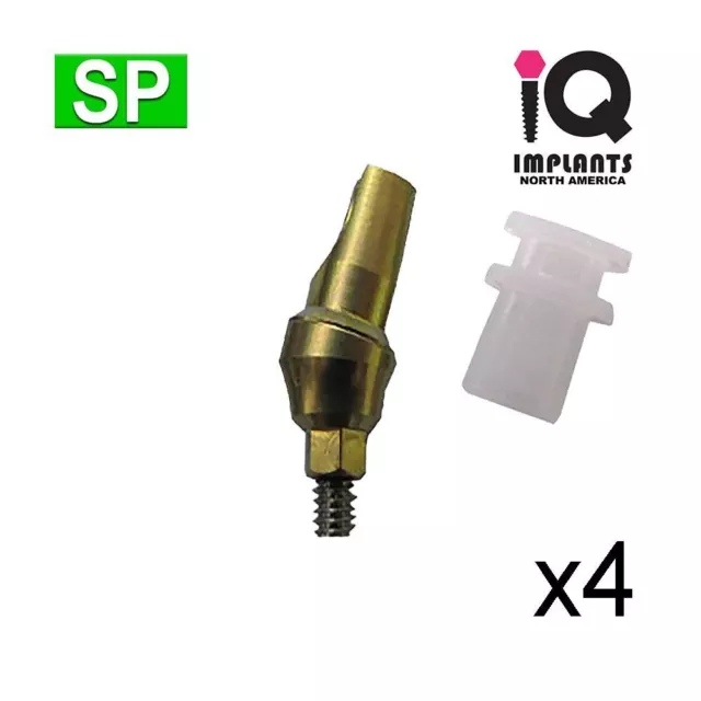 Iq USA Encliquetable Pont & Couronne Système 15º / 2mm / Transfert (4-Pk)