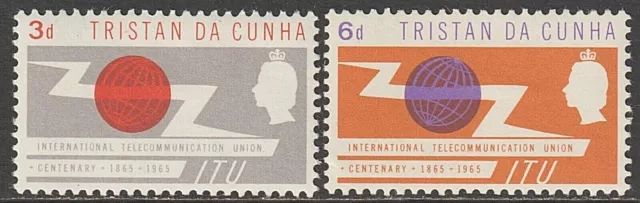 EDSROOM-11352 Tristan da Cunha 95-96 LH 1965 Complete ITU