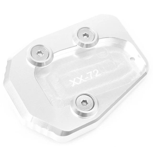 Supporto laterale argento kick stand piastra di prolunga per Yamaha MT-09 MT09 13-15